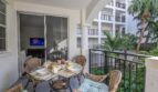 Balcony with a view at Village By The Bay, Aventura, Florida