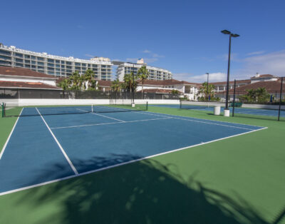 Tennis court at Village By The Bay, Aventura, Florida