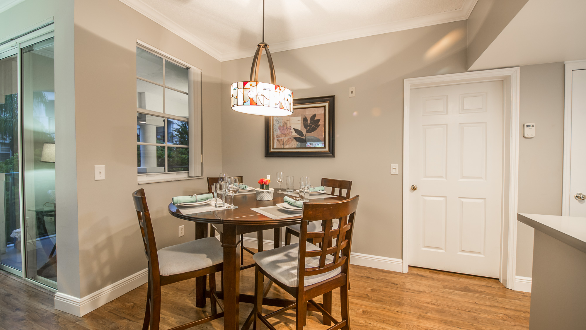 Dining Table One Bedroom Apartment