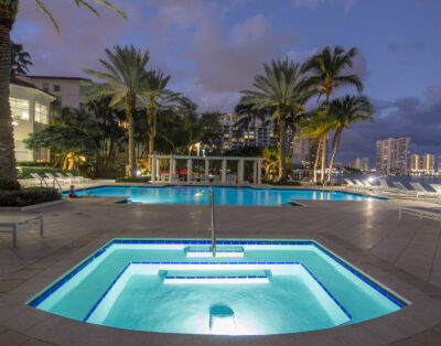 Jacuzzi at the East Pool Terrace in Aventura, Florida