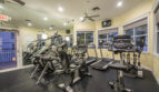 Cardio equipment in the fitness center at Village By The Bay, Aventura, Florida